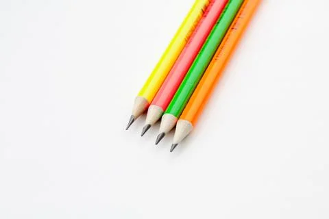 Colored pencils Stock Photos