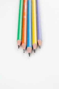 Colored pencils Stock Photos