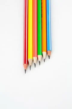 Colored pencils Stock Photos