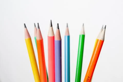 Colored pencils Stock Photos