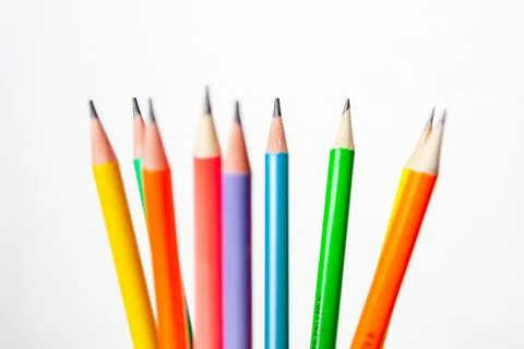 Colored pencils Stock Photos