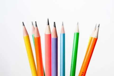 Colored pencils Stock Photos
