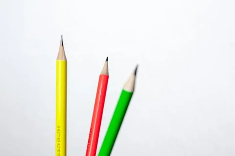 Colored pencils Stock Photos