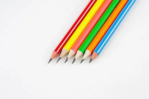 Colored pencils Stock Photos