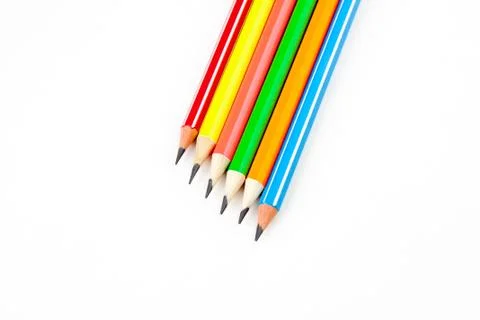 Colored pencils Stock Photos