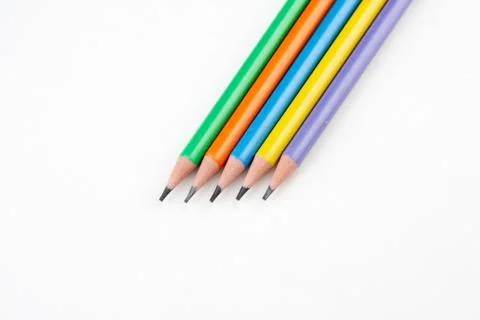 Colored pencils Stock Photos