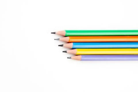 Colored pencils Stock Photos