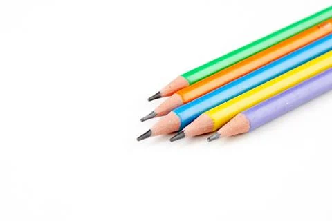 Colored pencils Stock Photos