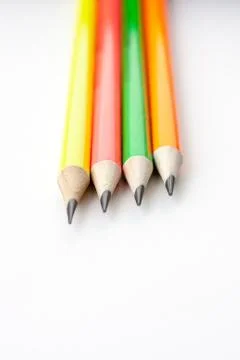 Colored pencils Stock Photos