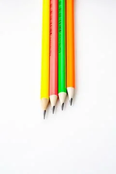 Colored pencils Stock Photos