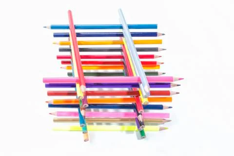 Colored Pencils Stock Photos