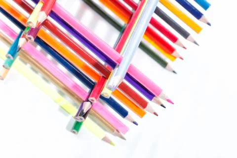 Colored Pencils Foto stock