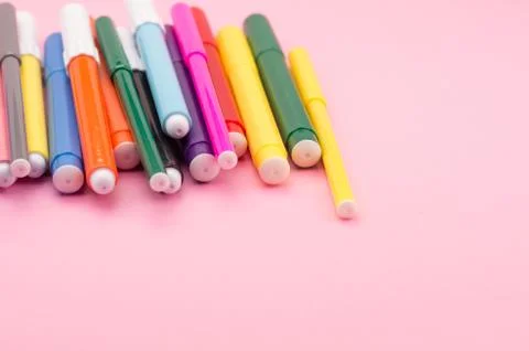 Colored pencils Stock Photos