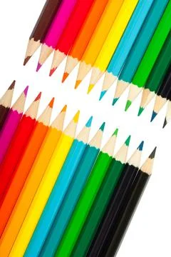 Colored pencils Stock Photos