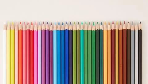 Colored Pencils 스톡 사진