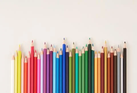 Colored Pencils 스톡 사진
