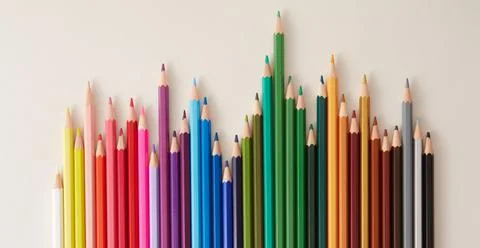 Colored Pencils Stock-Fotos