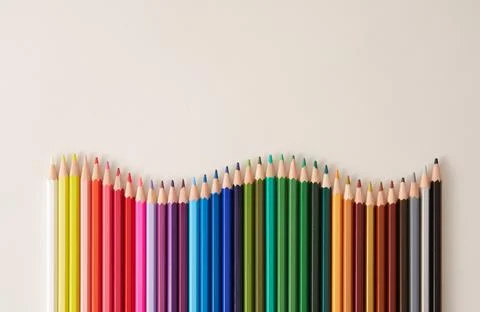 Colored Pencils Foto stock