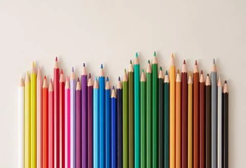 Colored Pencils Foto stock