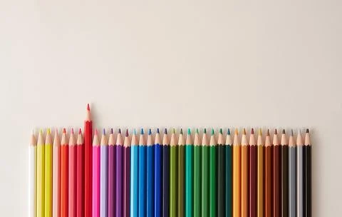 Colored Pencils Stock-Fotos