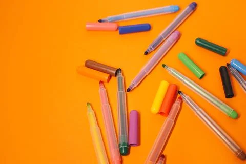 Colored pencils Stock Photos