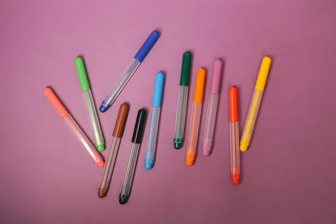 Colored pencils Stock Photos