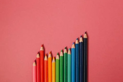 Colored pencils Stock Photos