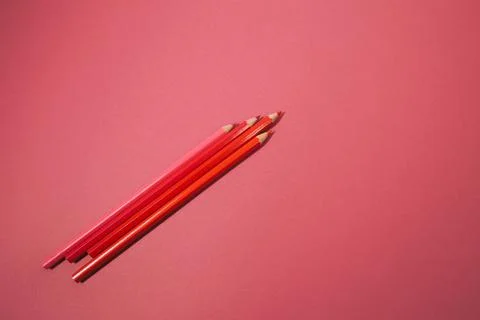 Colored pencils Stock Photos