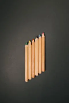 Colored pencils Stock Photos
