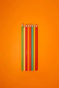 Colored pencils Stock Photos