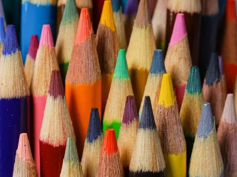 Colored Pencils Foto stock