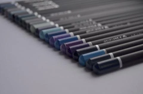Colored pencils Stock Photos