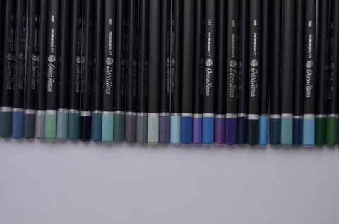 Colored pencils Stock Photos