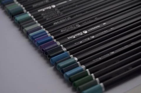 Colored pencils Stock Photos