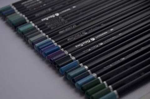 Colored pencils Stock Photos