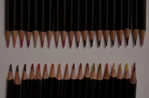 Colored pencils Stock Photos