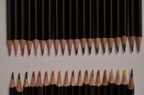 Colored pencils Foto stock