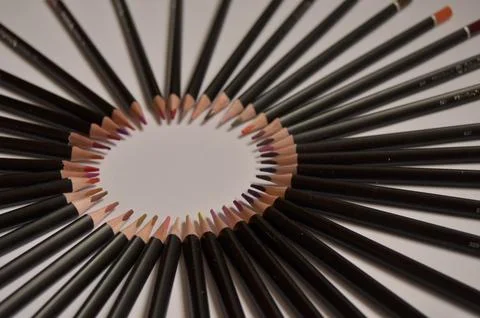 Colored pencils Foto stock
