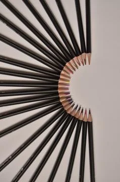Colored pencils Stock Photos