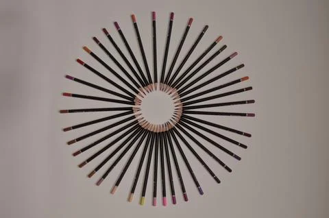 Colored pencils Stock Photos
