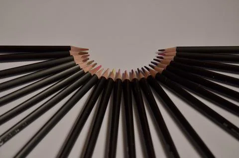 Colored pencils Stock Photos