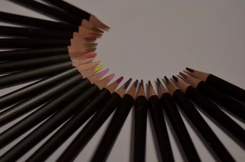 Colored pencils Stock Photos