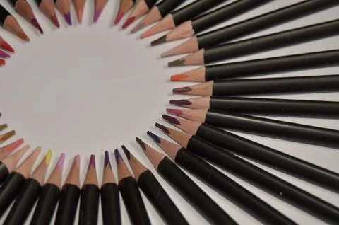 Colored pencils Foto stock