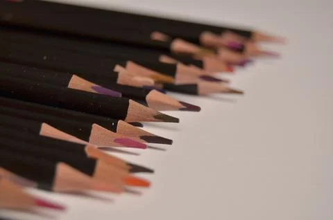 Colored pencils Stock Photos