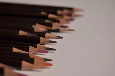 Colored pencils Stock Photos