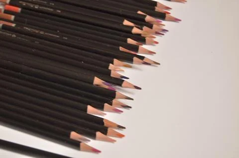 Colored pencils Stock Photos