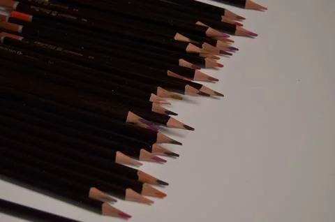Colored pencils Stock Photos