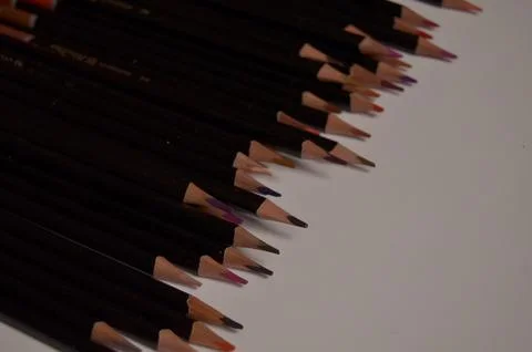 Colored pencils Stock Photos