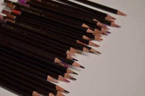 Colored pencils Stock Photos