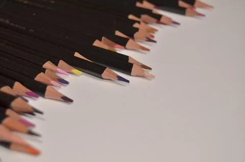 Colored pencils Foto stock